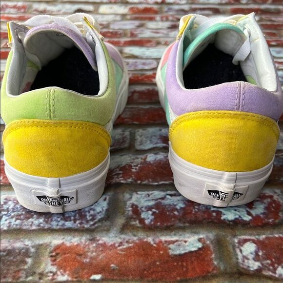 Vans Women's Custom Pastel Hand Painted Sneakers - Picture 7 of 9
